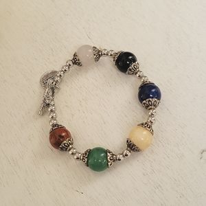 Alexa's Angel Semiprecious Bead Bracelet